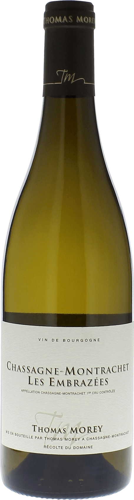 Chassagne Montrachet 1er Cru Les Embrazées Domaine MOREY Thomas Bourgogne blanc 2023