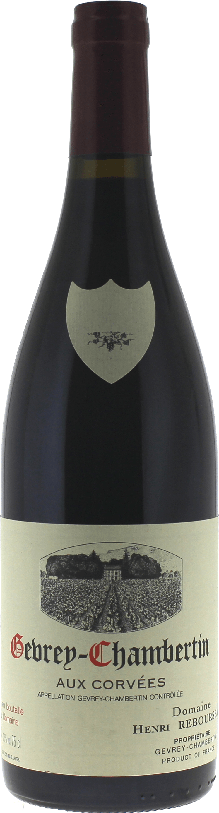 Gevrey Chambertin Aux Corvées Domaine REBOURSEAU Henri Bourgogne rouge 2023