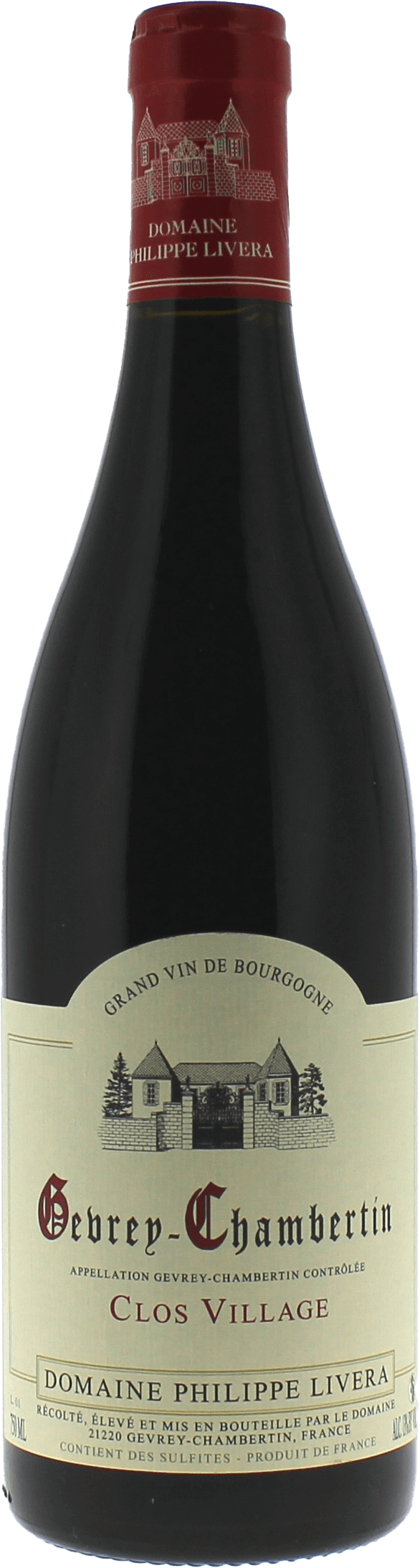 Gevrey Chambertin Clos Village Domaine LIVERA Domaine des Tilleuls Bourgogne rouge 2023