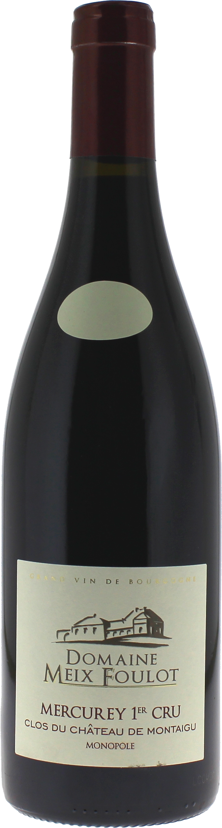 Mercurey 1er Cru Monopole Clos du Château de Montaigu Domaine MEIX-FOULOT Bourgogne rouge 2023