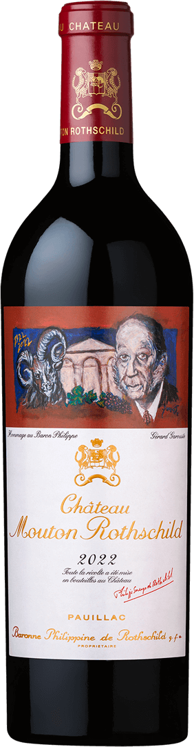 MOUTON ROTHSCHILD 1er Grand cru classé Pauillac Bordeaux rouge 2022