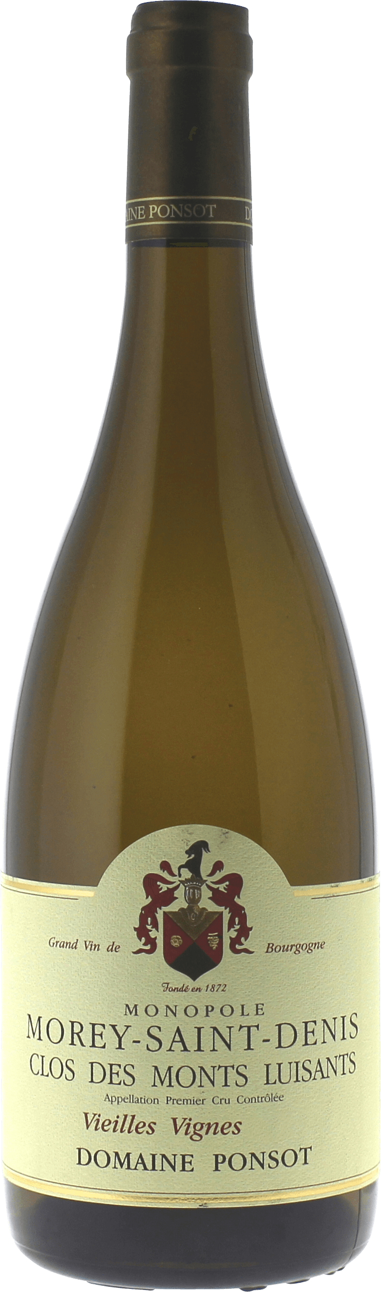 Morey Saint Denis Clos des Monts Luisants Domaine PONSOT Bourgogne blanc 2023