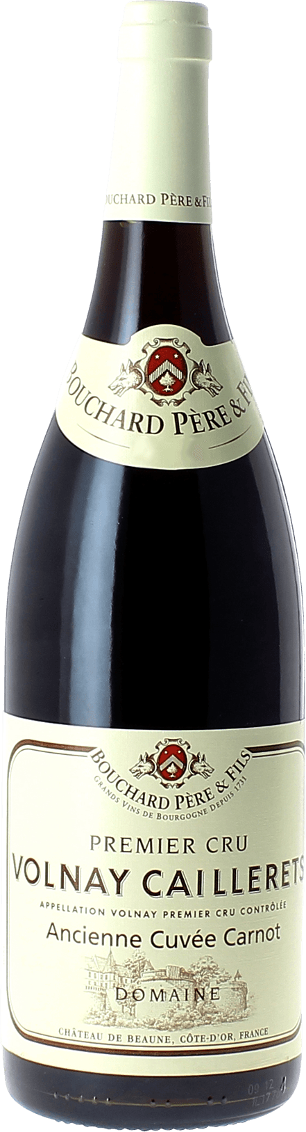 Volnay 1er Cru Les caillerets Ancienne Cuvée Carnot BOUCHARD Père et fils Bourgogne rouge 2022