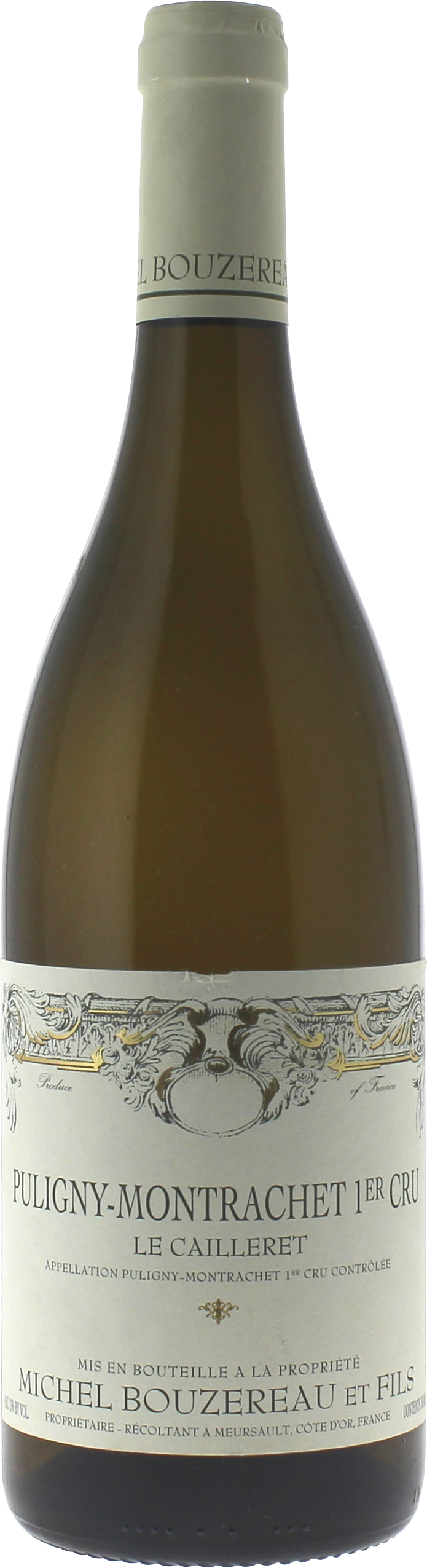 Puligny Montrachet 1er cru Le Cailleret BOUZEREAU Michel Bourgogne blanc 2023