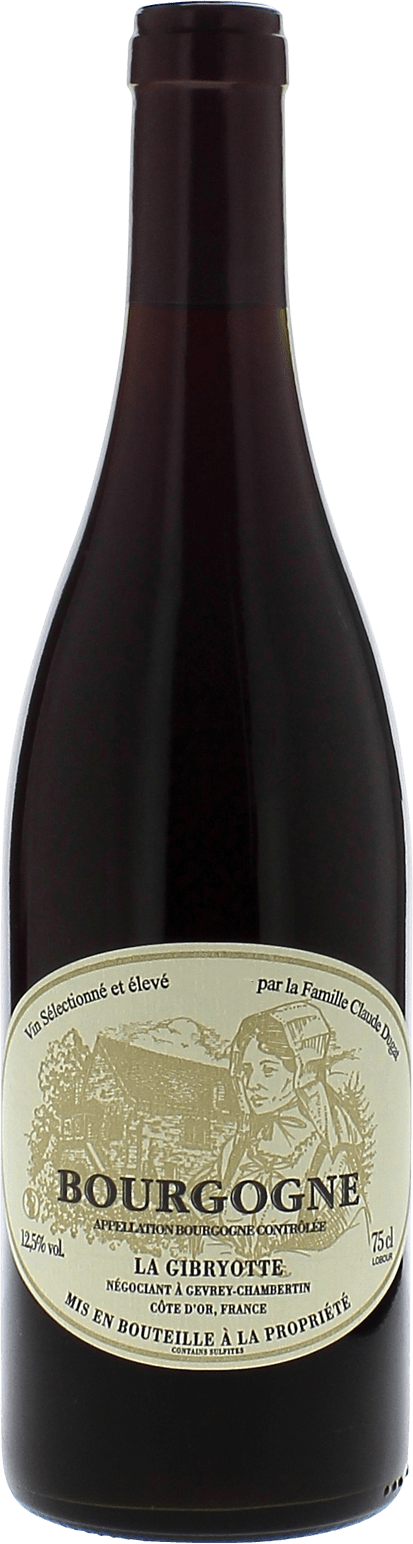 Bourgogne rouge LA GIBRYOTTE (Famille Claude DUGAT) Bourgogne rouge 2022