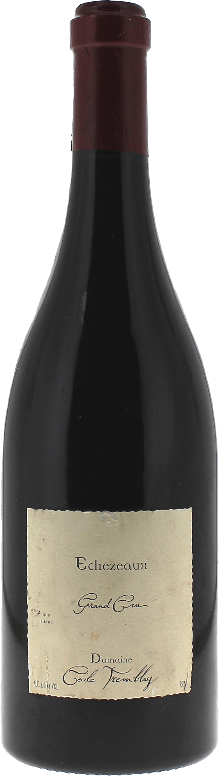 Echezeaux Grand cru Domaine TREMBLAY Cécile Bourgogne rouge 2005