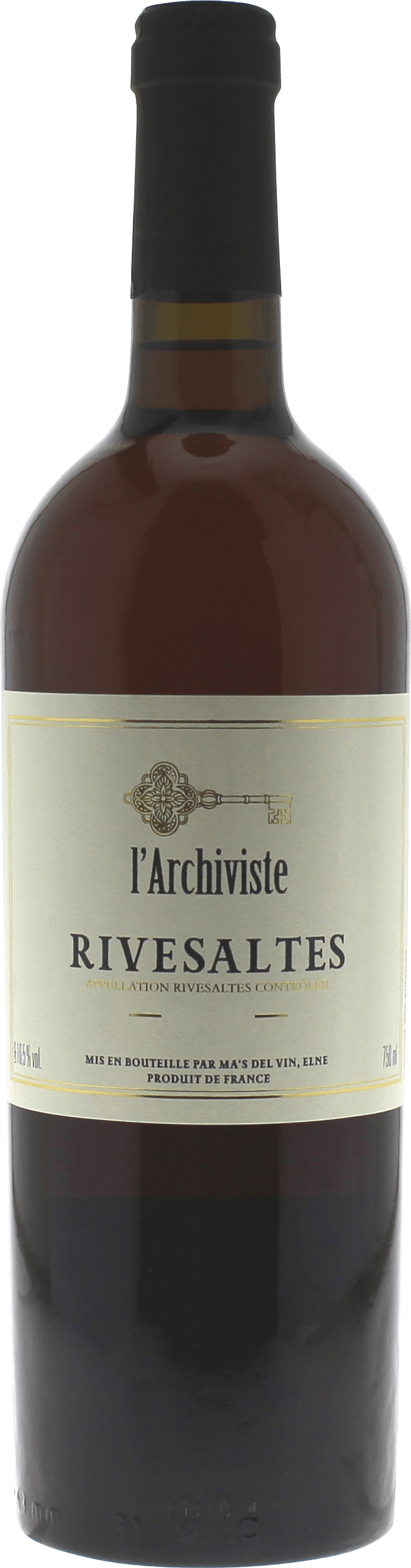 Rivesaltes L'Archiviste Vin doux naturel Rivesaltes Vin doux naturel 1985