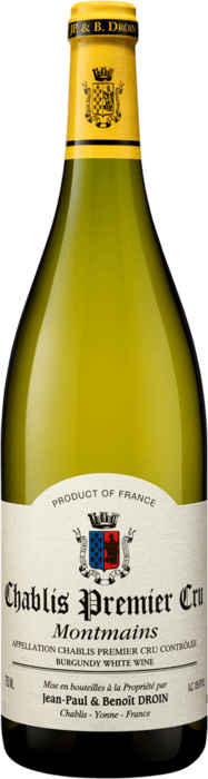 Chablis 1er cru Montmains Domaine DROIN Bourgogne blanc 2023