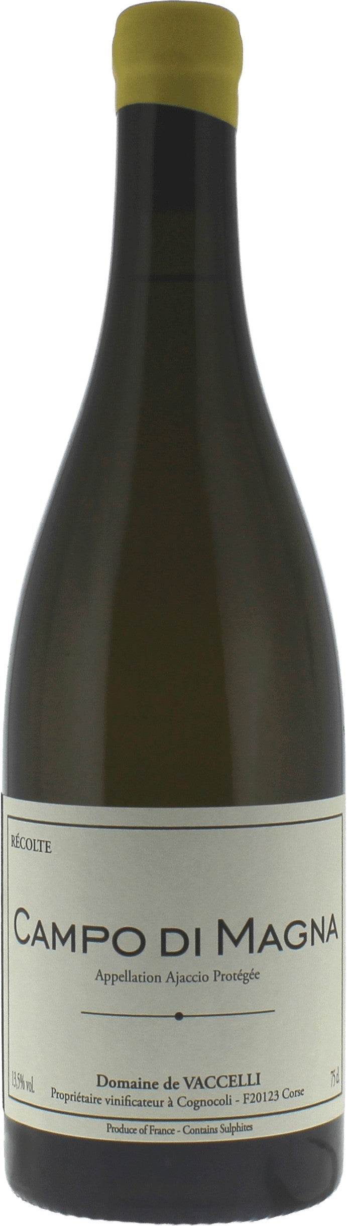 Campo Di Magna Blanc Domaine Vaccelli Ajaccio Corse 2023