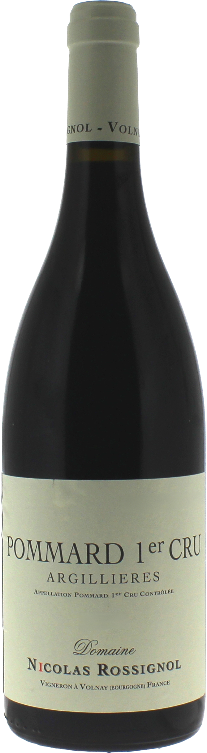 Pommard 1er Cru Argillières Domaine ROSSIGNOL Nicolas Bourgogne rouge 2018