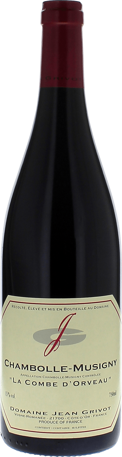 Chambolle Musigny la Combe d'Orveau Domaine GRIVOT Bourgogne rouge 2023