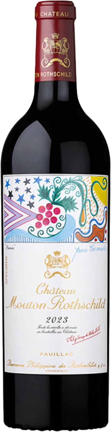 MOUTON ROTHSCHILD 1er Grand cru classé Pauillac Bordeaux rouge 2023
