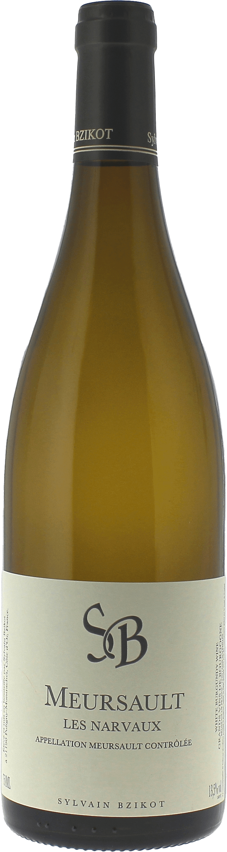 Meursault Narvaux Domaine BZIKOT Sylvain Bourgogne blanc 2023