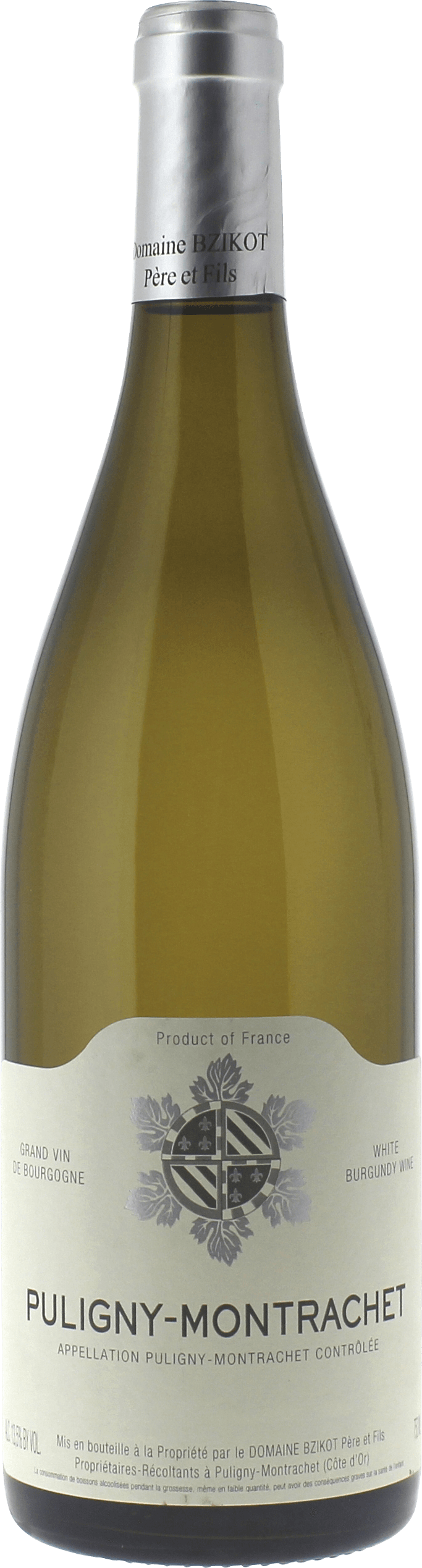 Puligny Montrachet Domaine BZIKOT Sylvain Bourgogne blanc 2023