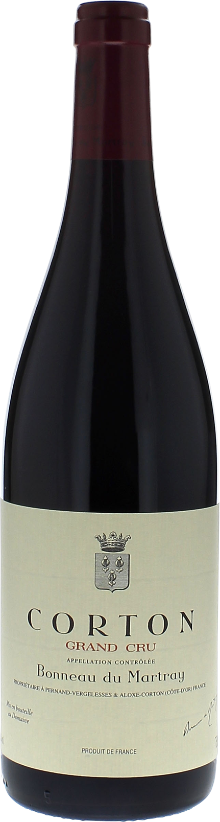 Corton Rouge BONNEAU DU MARTRAY Bourgogne rouge 1982