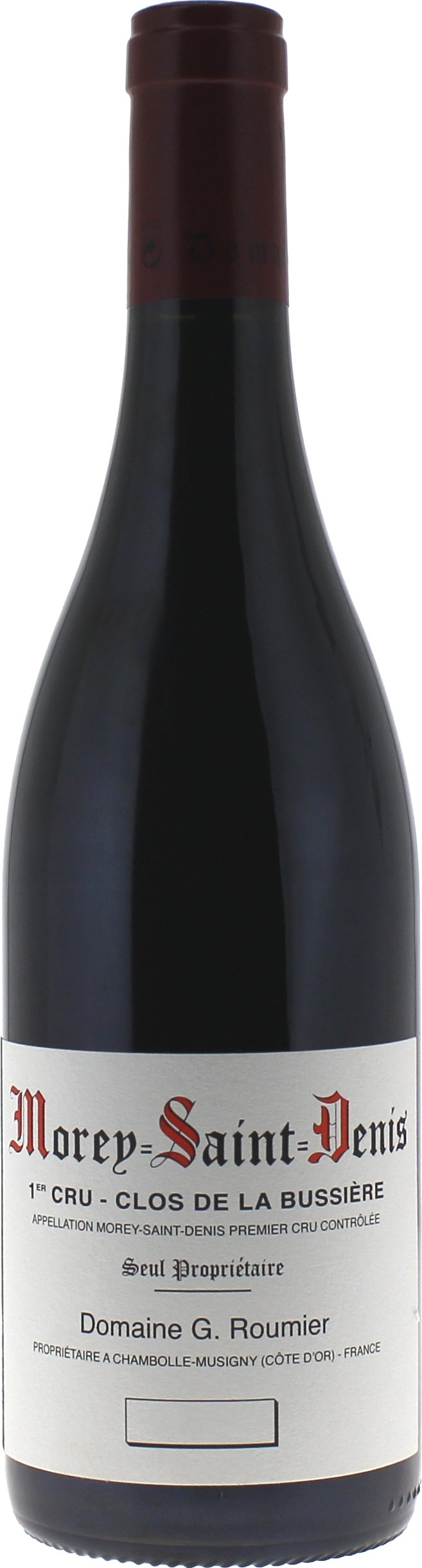 Morey Saint Denis 1er Cru Clos Bussière Domaine ROUMIER Georges Bourgogne rouge 1998