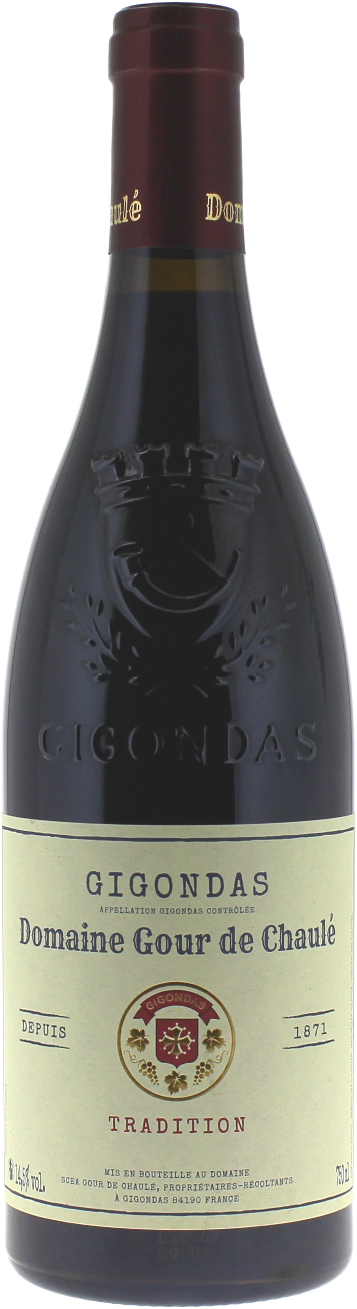 Gigondas Gourt de Chaule Gigondas Vallée du Rhône Rouge 1990