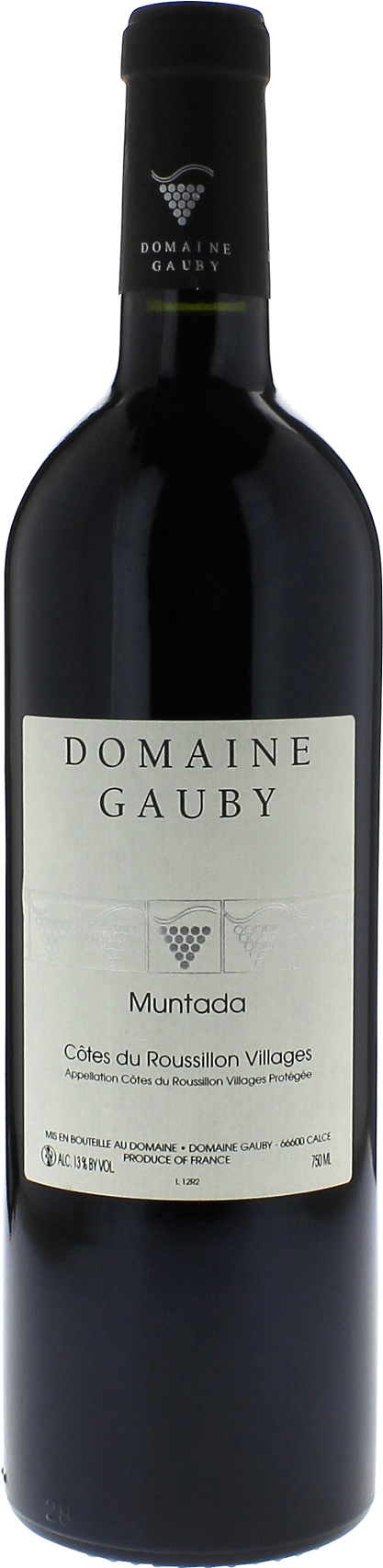 Gauby Muntada Rouge IGP Côtes Catalanes rouge Languedoc 2000