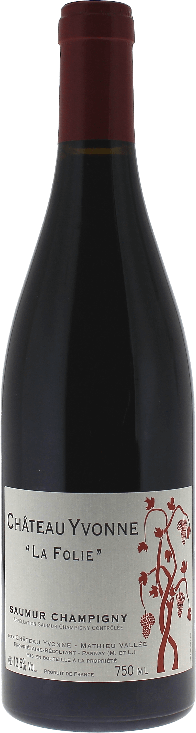 Cuvée La Folie Château Yvonne Saumur Champigny Vallée de la Loire 2023