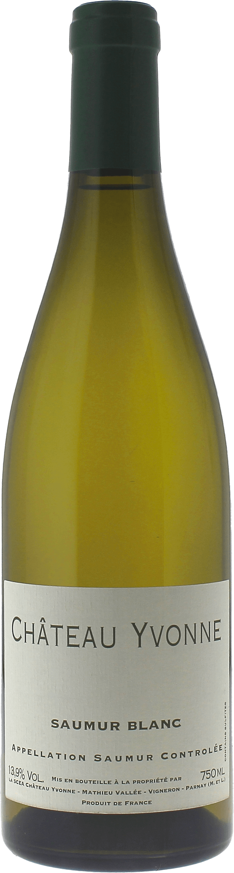 Cuvée Yvonne Blanc Château Yvonne Saumur Vallée de la Loire 2024