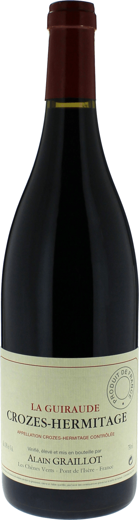 Crozes Hermitage La Guiraude Graillot Crozes Hermitage Vallée du Rhône Rouge 2023