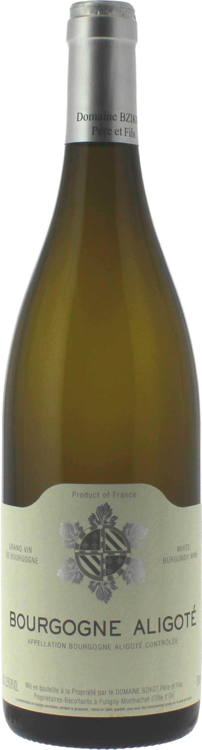 Bourgogne Aligoté Domaine BZIKOT Sylvain Bourgogne blanc 2022