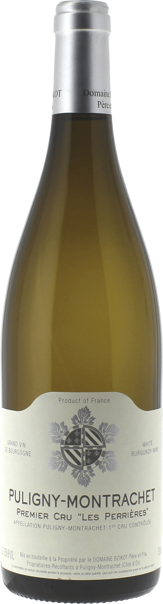 Puligny Montrachet 1er Cru Les Folatières Domaine BZIKOT Sylvain Bourgogne blanc 2024