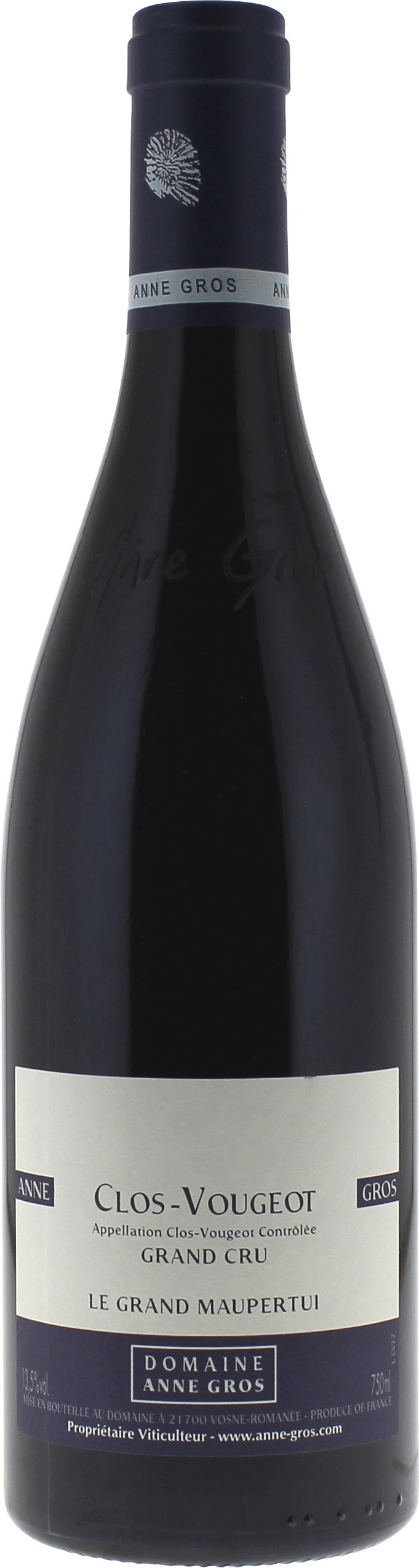 Clos de Vougeot Grand Cru le Grand Maupertui Domaine GROS ANNE Bourgogne rouge 2024