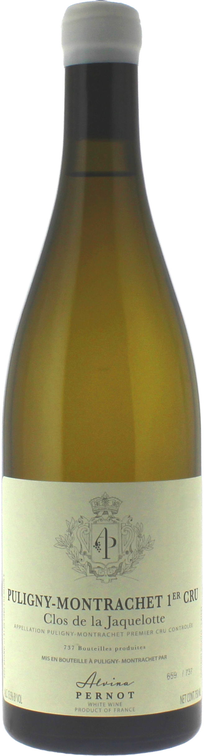 Puligny Montrachet 1er Cru Clos de la Jaquelotte ALVINA PERNOT Bourgogne blanc 2023