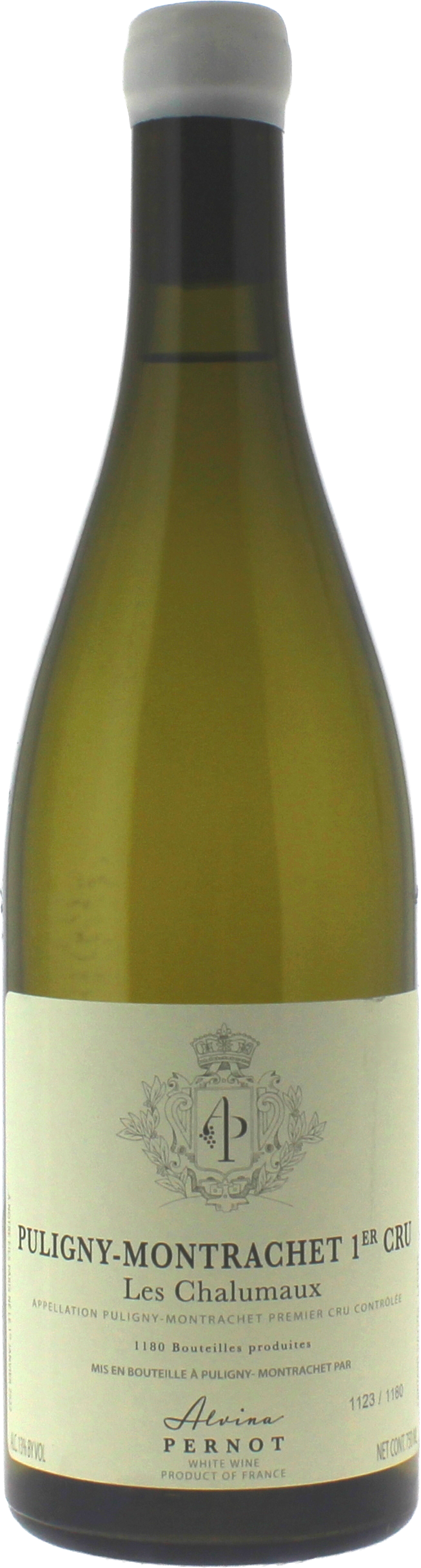 Puligny Montrachet 1er Cru les Chalumeaux ALVINA PERNOT Bourgogne blanc 2023