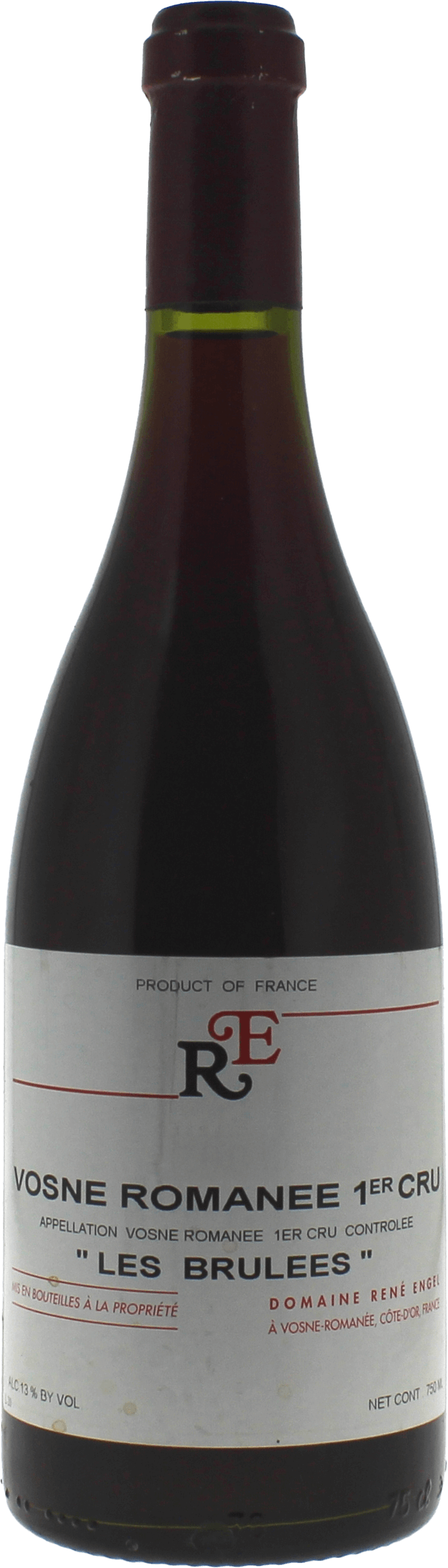 Vosne Romanée 1er Cru Aux Brulées Domaine ENGEL RENE Bourgogne rouge 1986