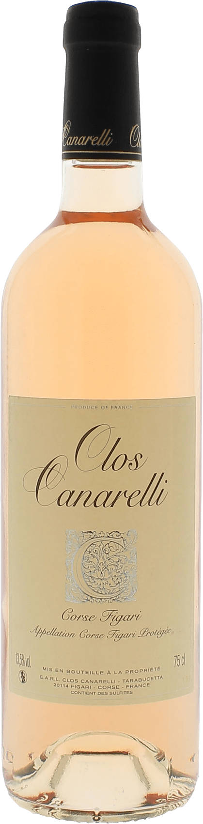 Clos Canarelli rosé AOP Figari Corse 2025