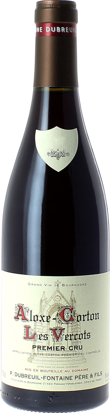 Aloxe Corton 1er Cru Les Vercots Domaine DUBREUIL-FONTAINE Bourgogne rouge 2023