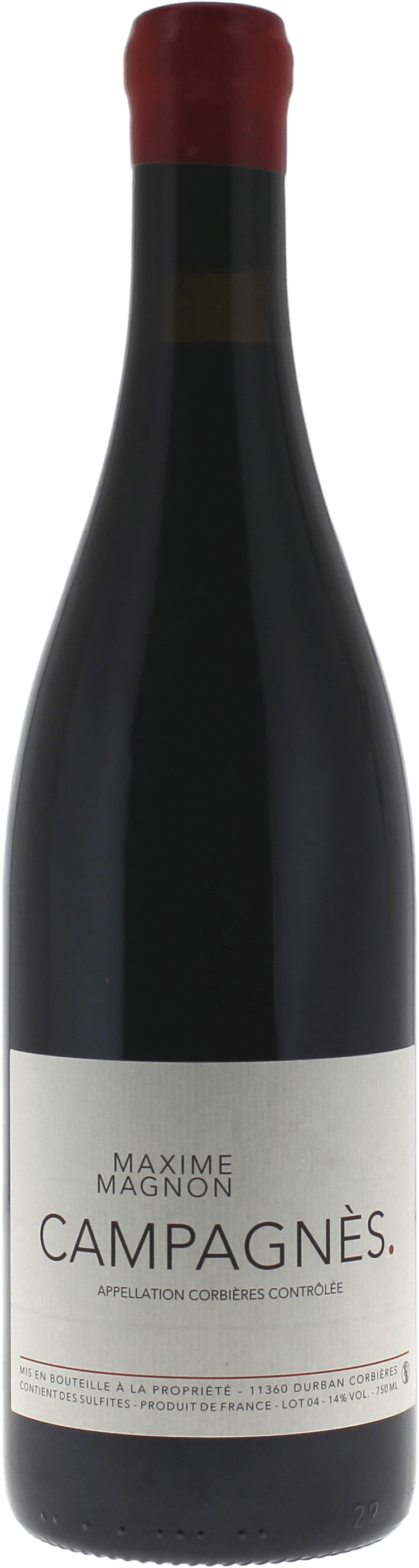 Campagnes Domaine Maxime Magnon Vin de France Languedoc 2020