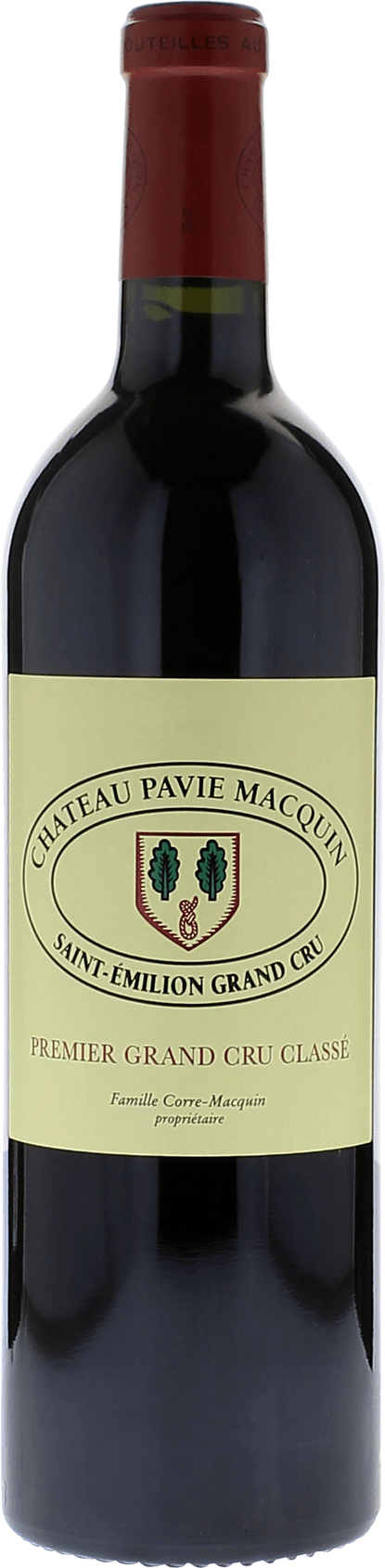 PAVIE MACQUIN 1er Grand cru classé Saint-Emilion Bordeaux rouge 2000