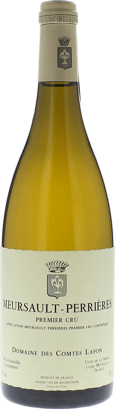 Meursault 1er Cru Les Perrières. Domaine Comtes LAFON Bourgogne blanc 2013
