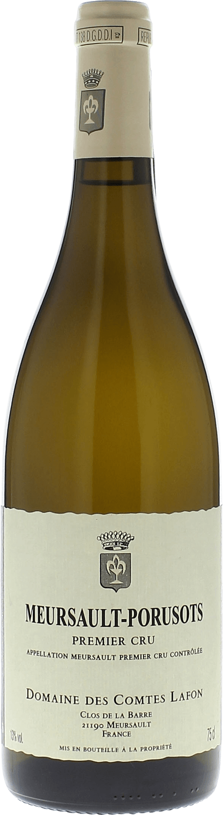 Meursault 1er Cru Porusots. Domaine Comtes LAFON Bourgogne blanc 2019