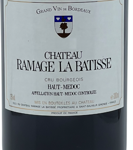 RAMAGE LA BATISSE RAMAGE LA BATISSE Haut-Médoc Bordeaux rouge 2005 2005