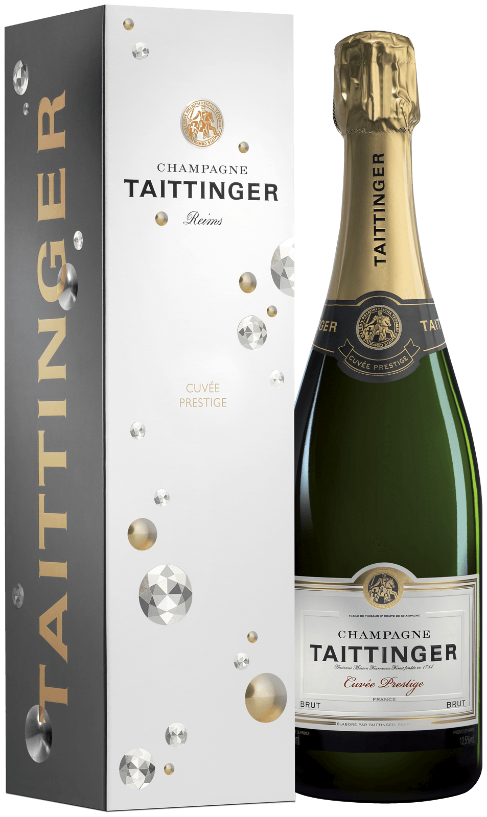 Taittinger brut prestige en tui individuel  Taittinger, Champagne