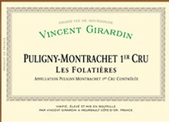 Puligny montrachet les folatires 2007 Domaine GIRARDIN Vincent, Bourgogne blanc