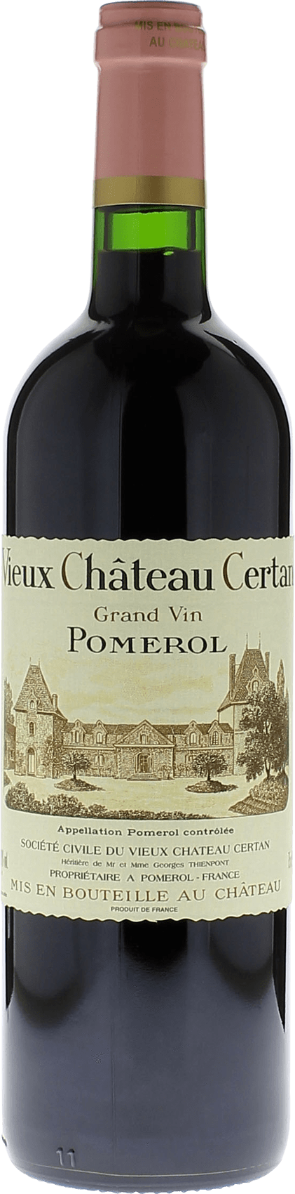 Vieux chteau  certan 1989  Pomerol, Bordeaux rouge