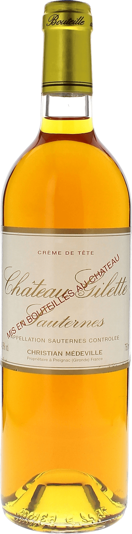 Gilette creme de tte 1976  Sauternes, Bordeaux blanc