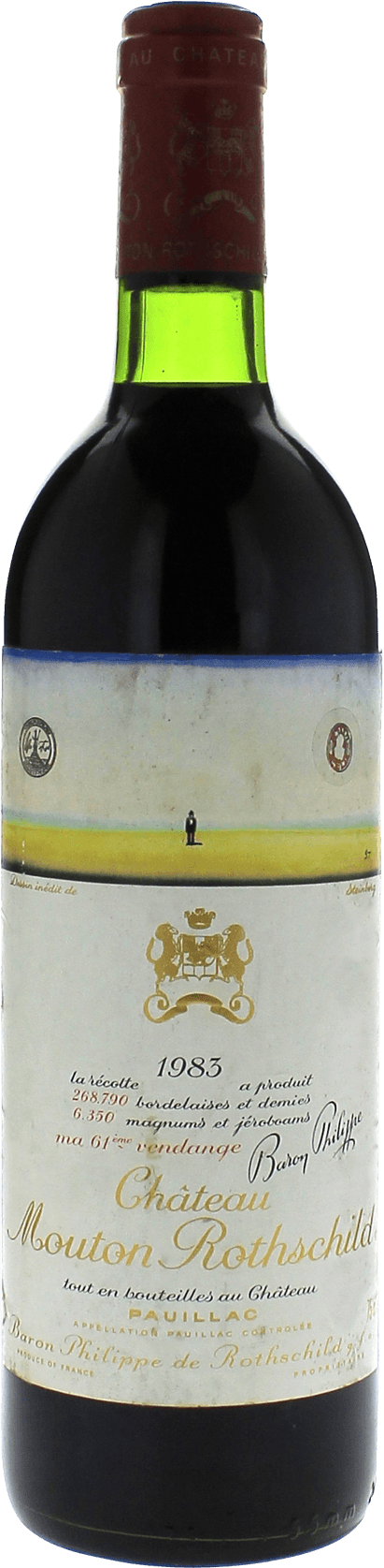 Mouton rothschild 1983 1er Grand cru class� Pauillac, Bordeaux rouge