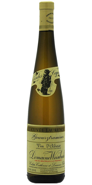 Gewurztraminer cuve laurence domaine weinbach 2008  Alsace, Slection Alsace