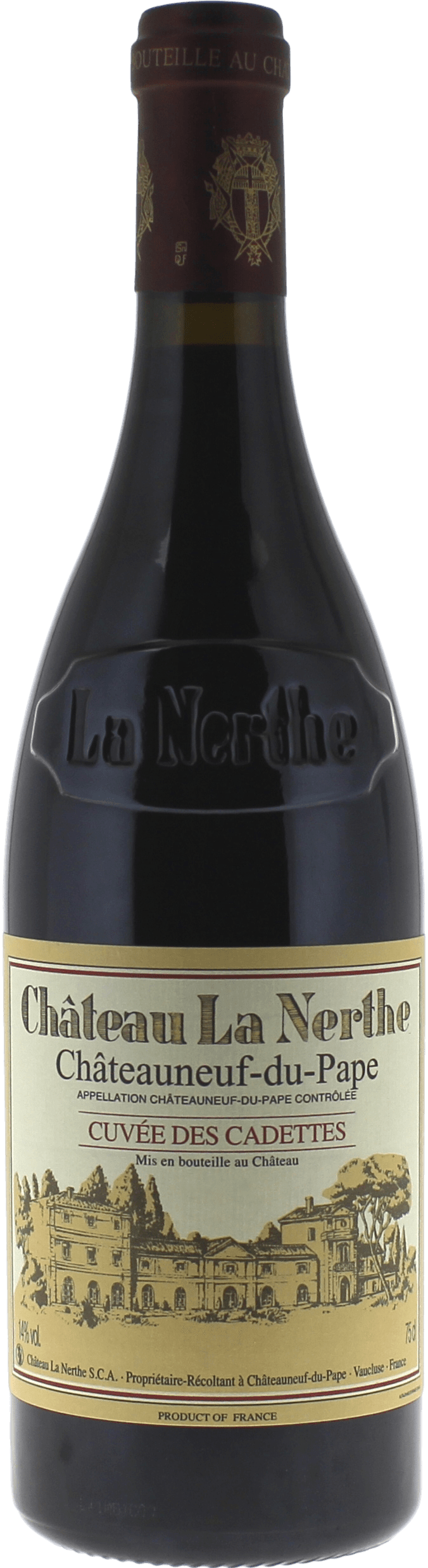 La nerthe cuve des cadettes 1998  Chteauneuf-du-Pape, Valle du Rhne Rouge