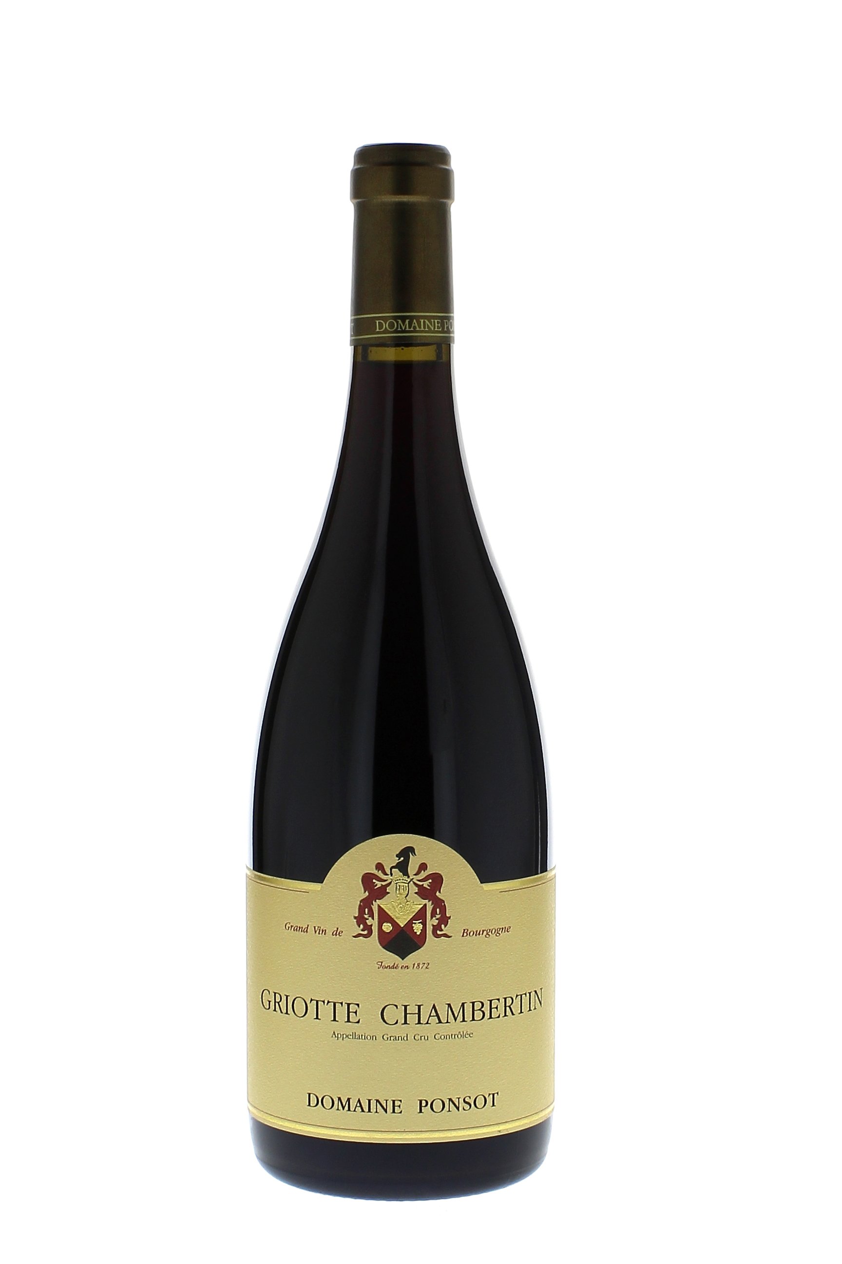 Griotte chambertin grand cru 2008 Domaine PONSOT, Bourgogne rouge