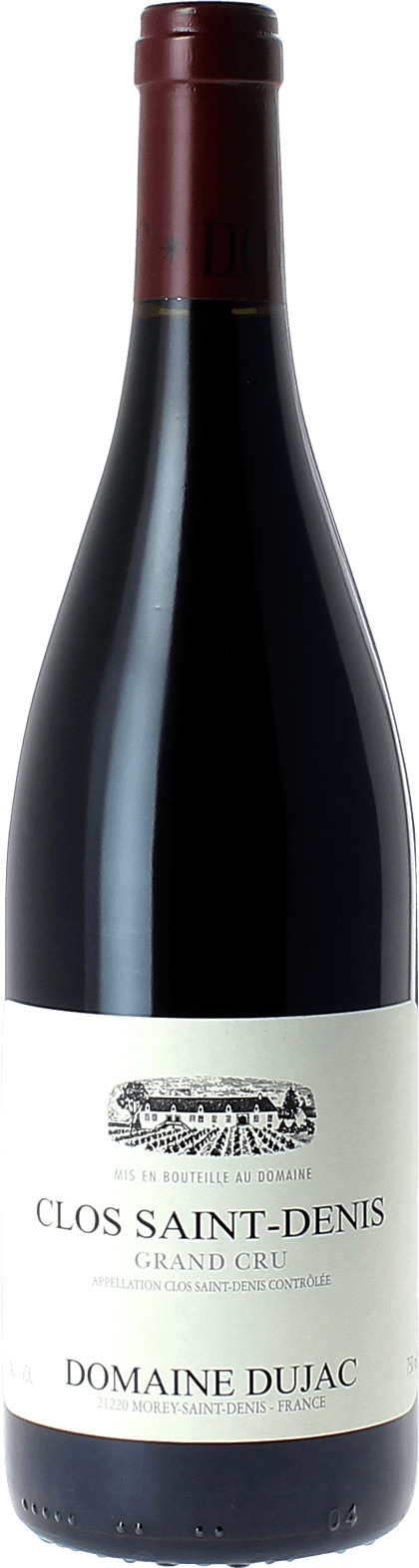 Clos saint denis grand cru 2011 Domaine DUJAC, Bourgogne rouge