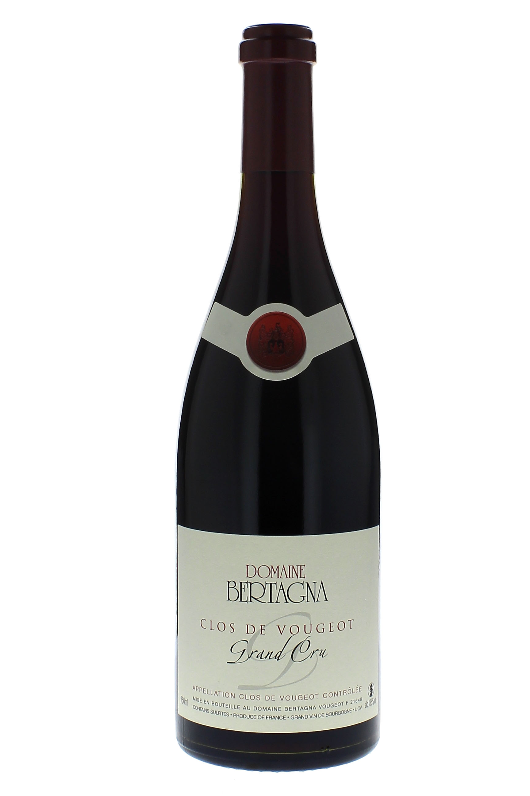 Clos de vougeot grand cru 2012 Domaine BERTAGNA, Bourgogne rouge