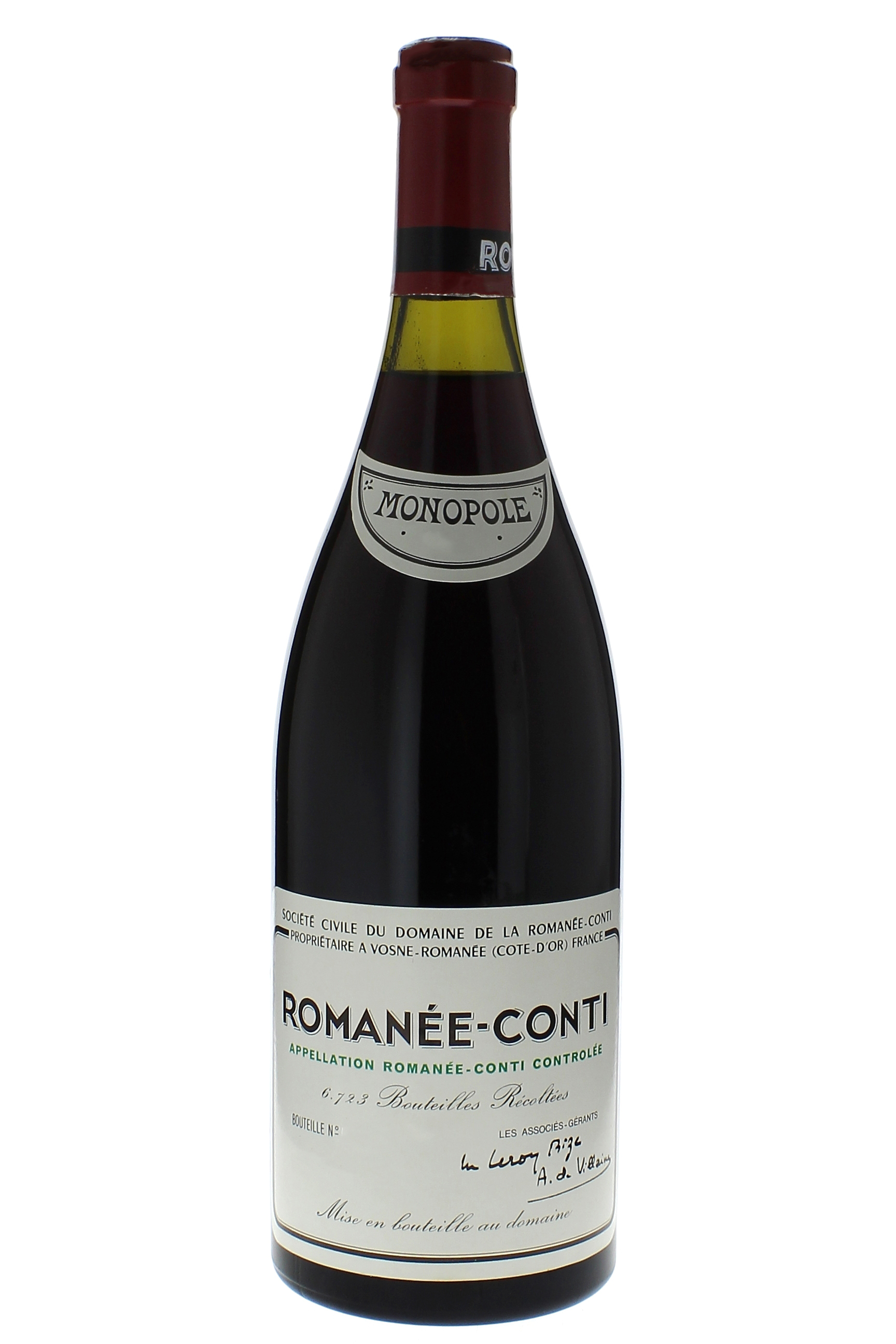 Romane conti grand cru 2001 Domaine ROMANEE CONTI, Bourgogne rouge