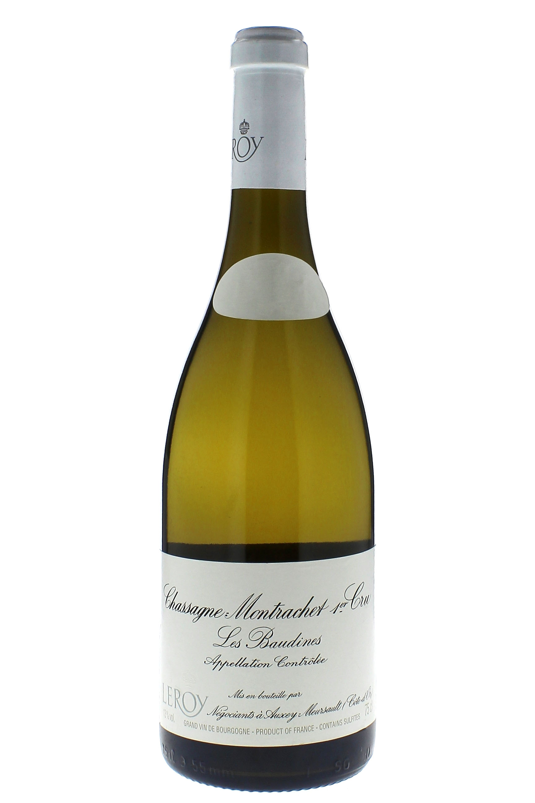 Chassagne montrachet 1er cru baudines 2008 Maison LEROY, Bourgogne blanc